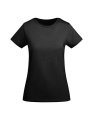 Dames T-shirt Eco Roly Breda CA6699 zwart